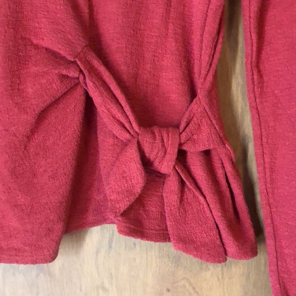 Madewell Texture & Thread long sleeved front tie gauze textured shirt - Picture 3 of 6